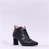 Hispanitas Bangkok Buckle Toe V Cut Boot - Black Leather